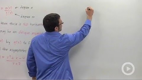 Graphing Rational Functions, n greater than m