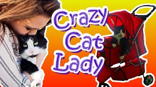 Crazy Cat Lady Cat In Stroller Meet My Mom Fur Baby Cat Videos