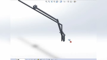 ANIMATION OF QUICK RETURN MECHANISM - SOLIDWORKS