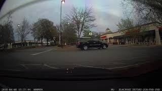 Weird car chasing person at Walmart parking lot
