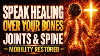 Speak Healing Over Your Bones, Joints, Spine, and Mobility | Because God Declared It