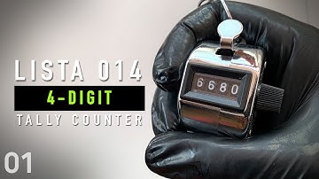 LISTA Tally Counter | ASMR Unboxing | User Manual | Ratings | Review | Essential tally equipment !?