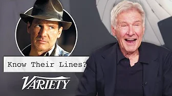 Does Harrison Ford Know His Lines?