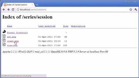 Beginner PHP Tutorial   74   Unsetting PHP Sessions