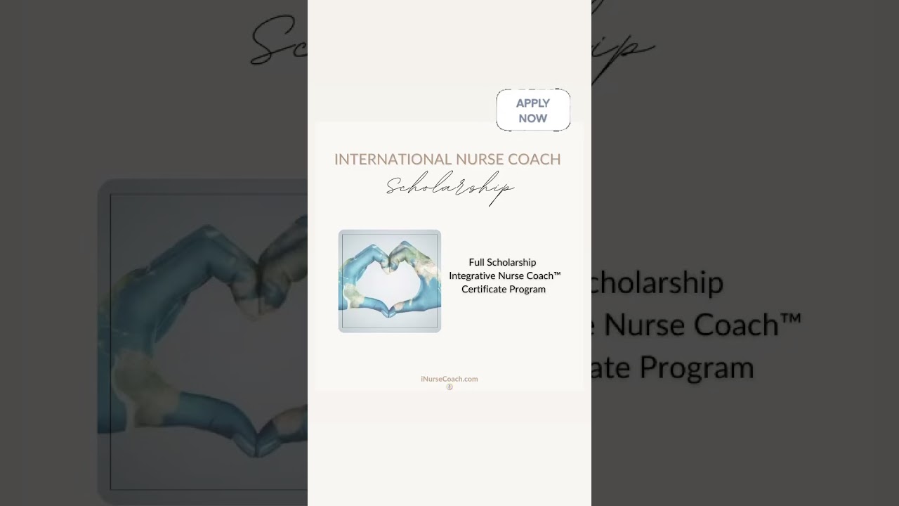 Local to Global apply now for our  International Nurse Coach Scholarship ! 