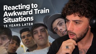 Reacting to Janoskians Awkward Train Situations 15 YEARS LATER