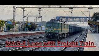 WAG-9 with Fright Train spotted at Moula-Ali