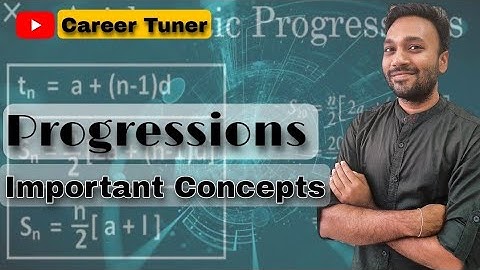 POLYCET Entrance Exam| Progressions important concepts | Crack Polycet #Polycet