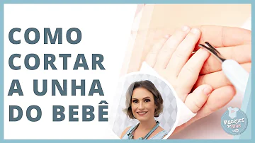 Como limpar a sujeira das unhas do bebê?
