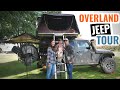 Tour of Jeepsie Family Living Full-Time in Jeep Wrangler Overlander
