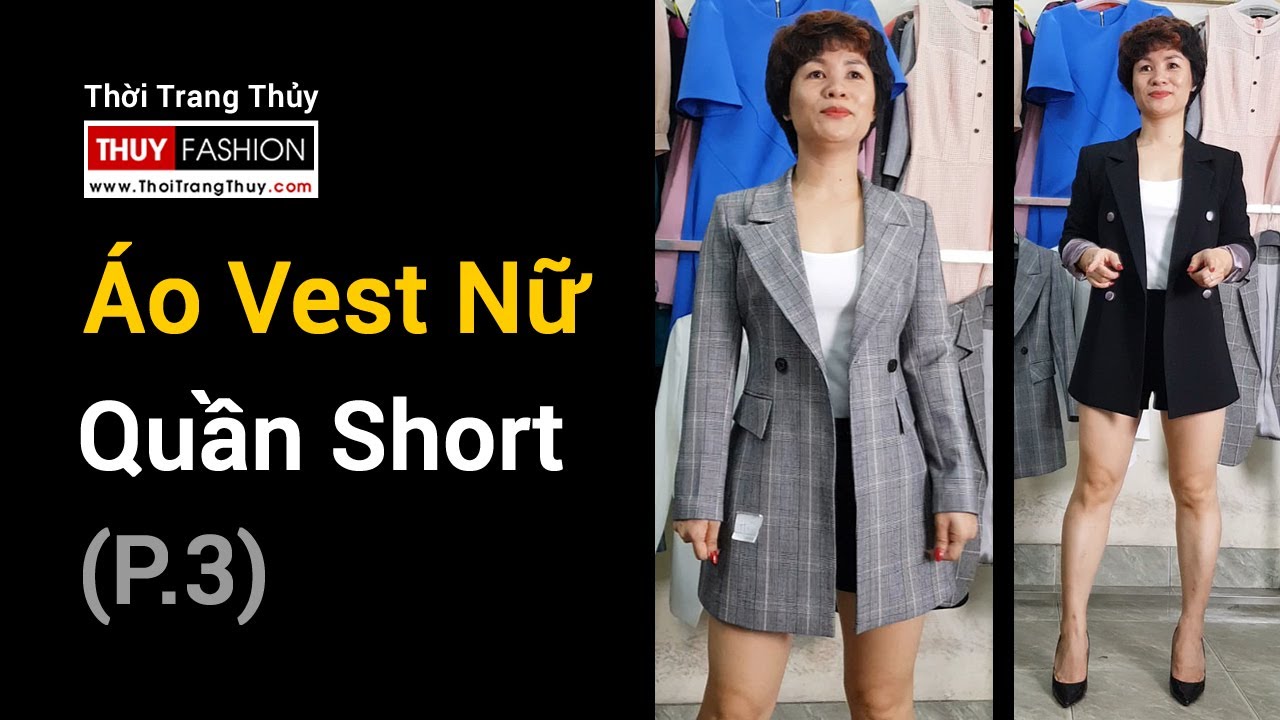 SÉT BỘ QUẦN SHORT ÁO CỔ VEST TAY PHỒNG PHỐI NÚT HN1207