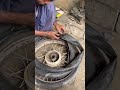 “Puncture repair – desi style, desi swag! 😎🛞”