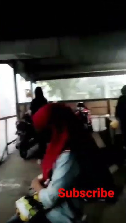 #kilat Petir menyambar pohon mengerikan sekali
