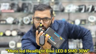 M8 Headlight Moto led Bike LED 8 SMD 30W