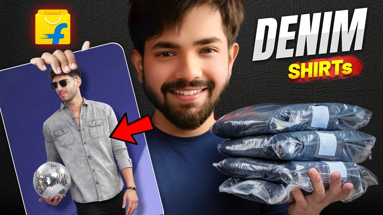 Top 4 Best Denim Shirts for Men on Flipkart 🔥 (2025) | Under ₹500 & ₹1000