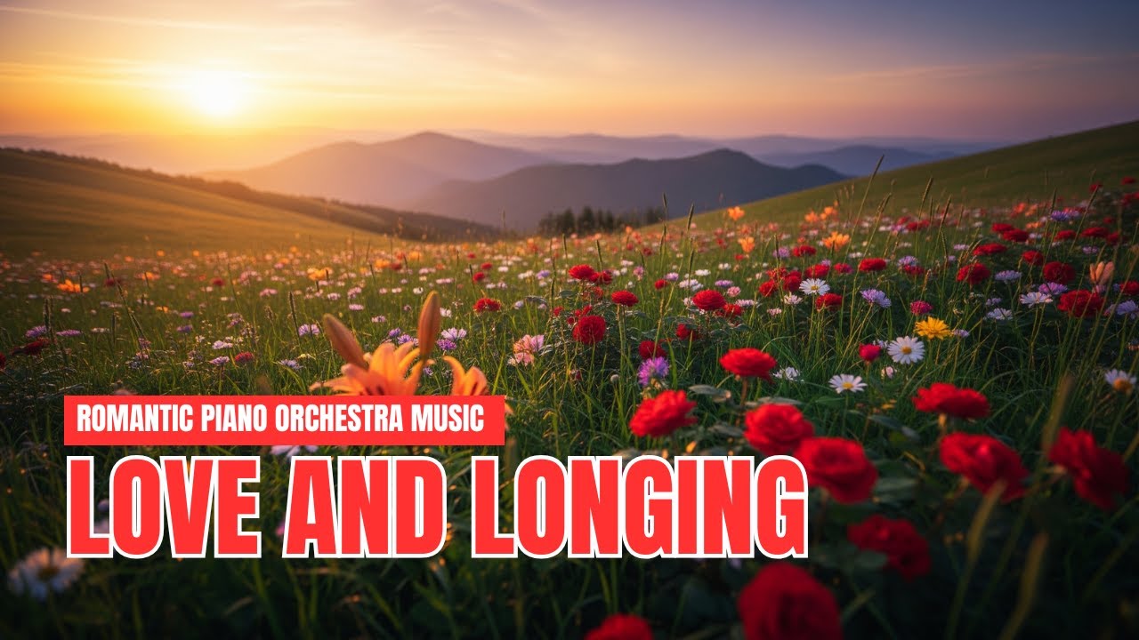 Romantic Piano Orchestra Music - Love and Longing