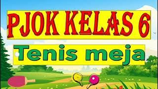 PJOK KELAS 6 SD tenis meja | ping pong
