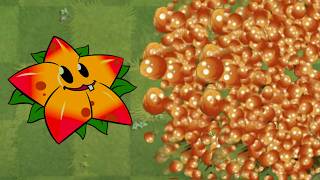 Plants vs Zombies Hack - Starfruit with Explode o nut vs All 9999 Zombies
