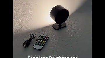 Luminaria de Parede LED Sem Fio Recarregável-360 ° Rotativo