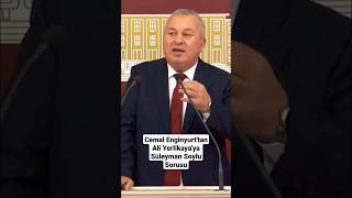 Cemal Enginyurt Yeni İçişleri Bakanı Ali Yerlikayaya Süleyman Soylu İle İlgili Soru Soruyor. Resimi