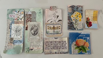 Craft with me #whatsinmybox | Random ephemera making session EP 04