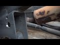 How to redrill leaf spring hangers on d21!! (Hardbody)!!