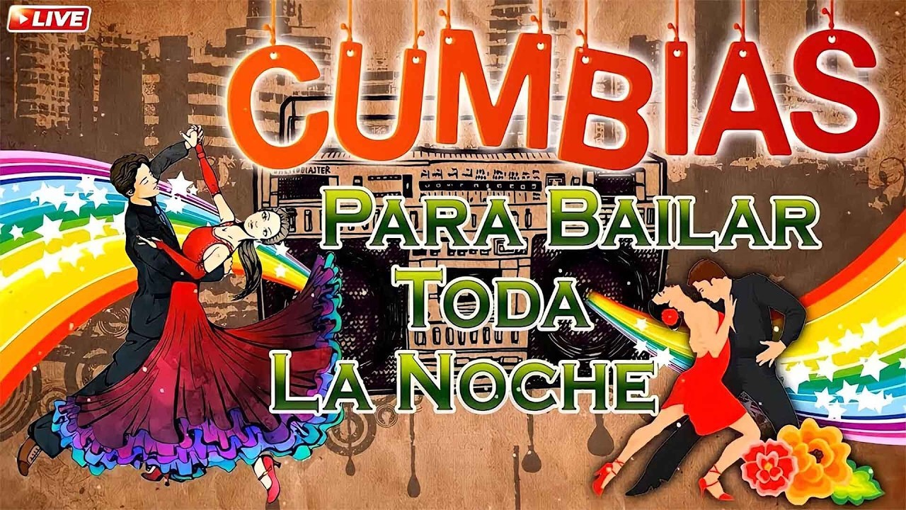CUMBIAS PARA BAILAR TODA LA NOCHE LOS ÁNGELES AZULES, CAÑAVERAL, SONORA DINAMITA, YAGUARU