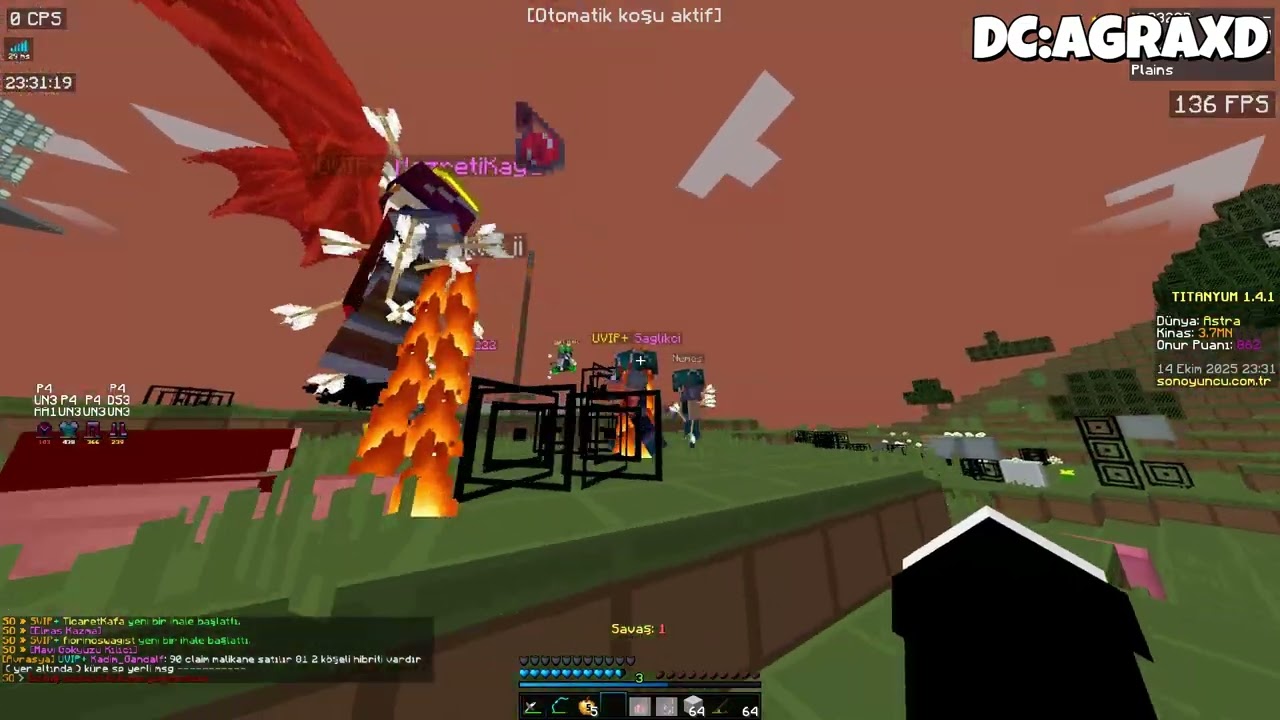 SonOyuncu Titanyum  50xGÖK Kesme Patlayan Cl VS