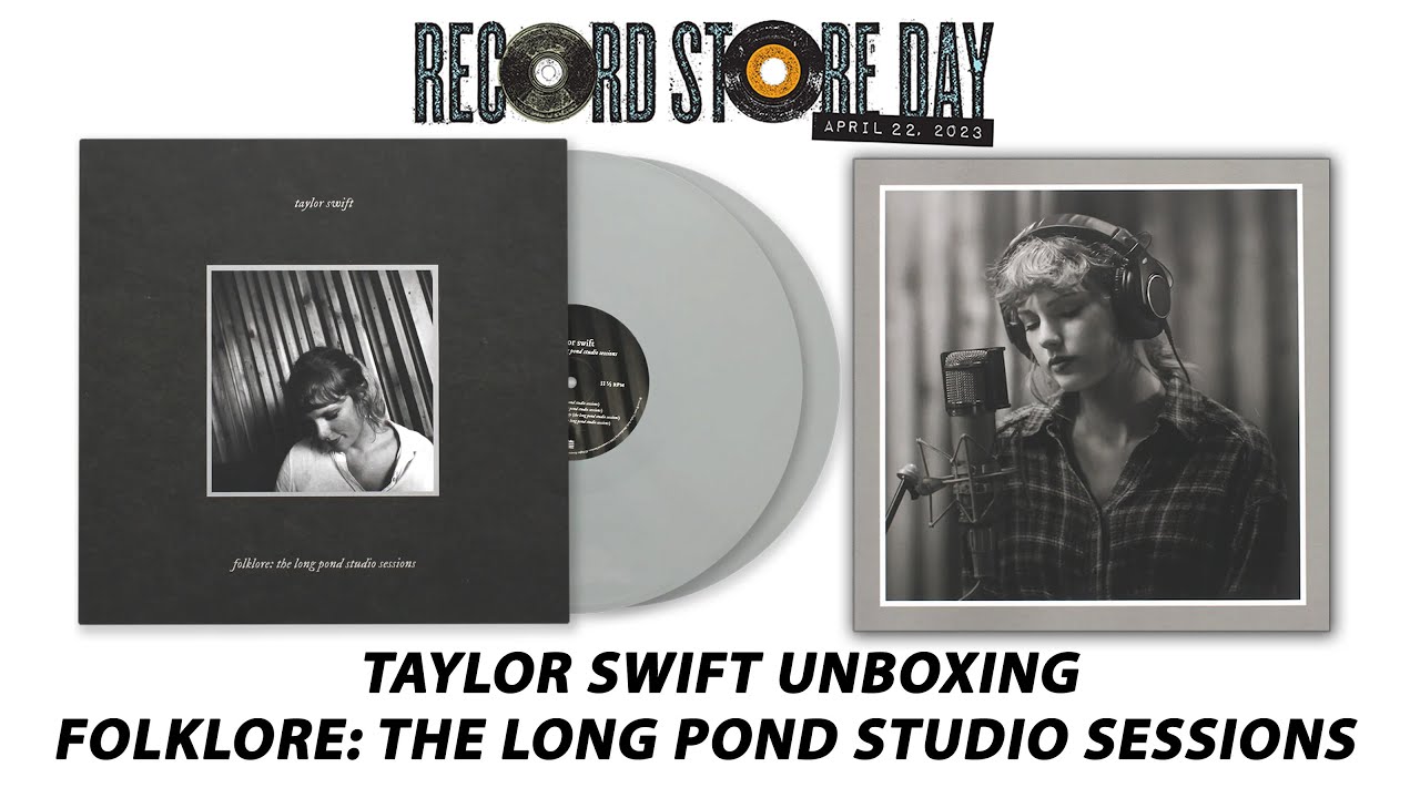 Taylor Swift Record Store Day Unboxing Folklore: Long Pond Studio Sessions