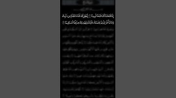 آيه الفتح (إنا فتحنا لك فتحا مبينا) سورة الفتح