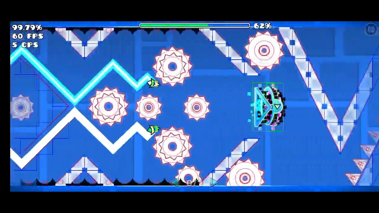 My level (Silent nine circles) possible? Layout+hitboxes Showcase (GD ...