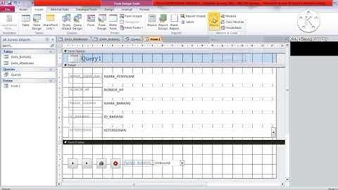 Cara Membuat Database Menggunakan Ms. Acces dan Menghubungkannya dengan Visual Basic. 6.0