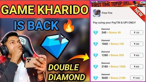 GAMES KHARIDO MAINTENANCE END DOUBLE DIAMOND TOP UP OPEN | GAMESKHARIDO PROBLEM SLOVE DOUBLE DIAMOND