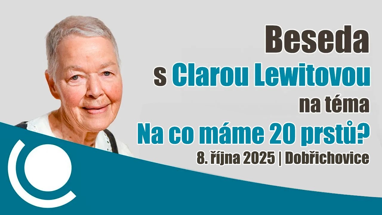 Beseda s Clarou Lewitovou na téma Na co máme 20 prstů? (8.10.2025)