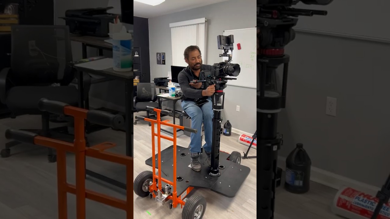 Quad-4 Pro Camera Platform Doorway Dolly for | Proaim