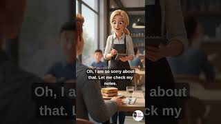 Wrong Order? 🍽️ | Polite Restaurant English