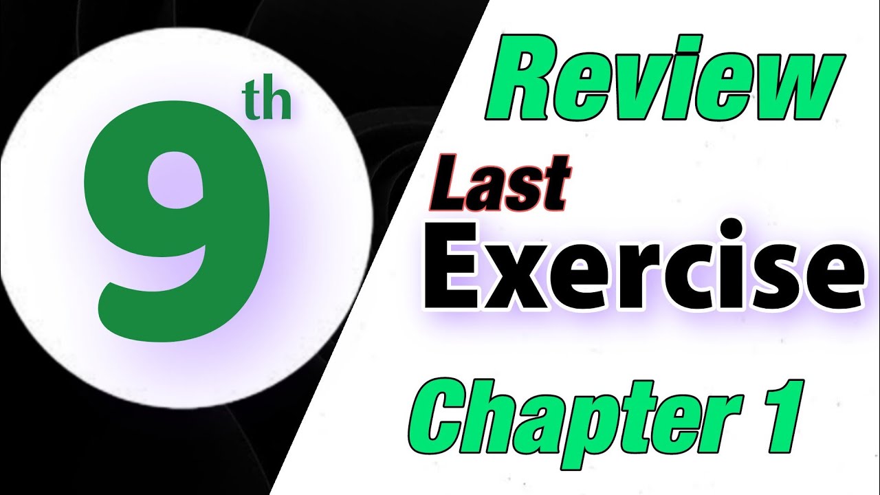 Review Exercise Chapter 1 Class 9th Math - YouTube