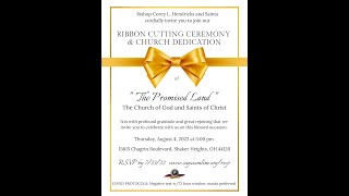Ribbon Cutting and Church Dedication Ceremony Part 1