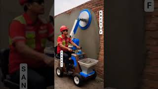 Memplaster Dinding Otomatis Viral #shorts