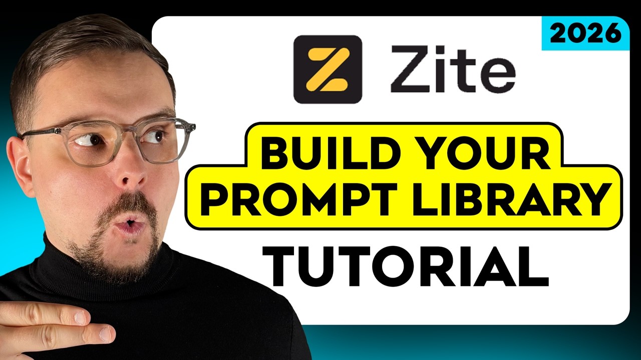 Zite Tutorial - 2026 | How to Build Your Prompt Library (No Coding Required)