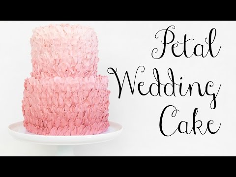 Pink Petal Buttercream WEDDING CAKE! - CAKE STYLE