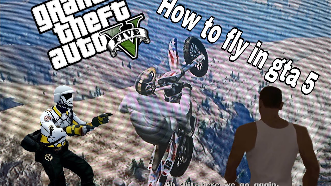 How to fly with a motorcycle in gta 5 YouTube