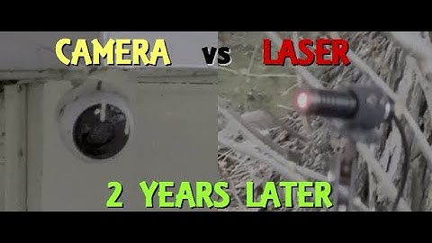 UPDATE: Intrusive Security Cameras vs Laser Light  Countermeasures
