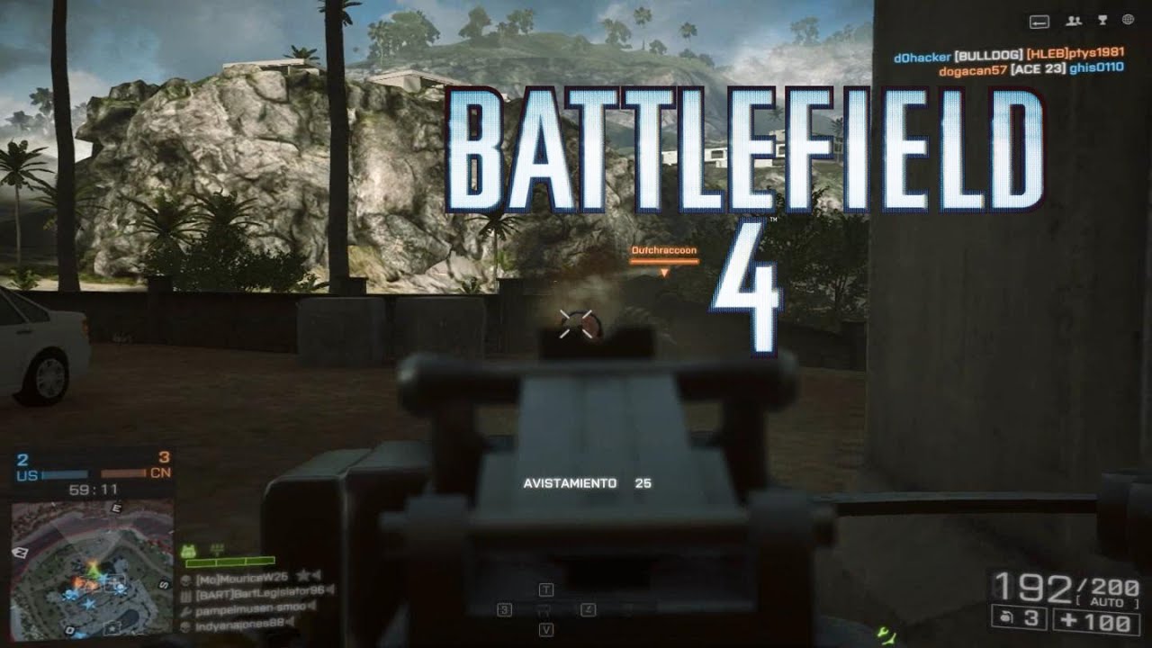 BF4 Gameplay Type 88 Español