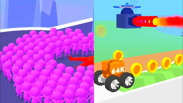 Happy Cubes 2048 Vs Count Master| Max levels