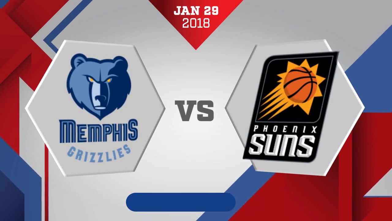 Phoenix Suns vs. Memphis Grizzlies - January 29, 2018 ...