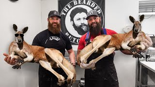 Butchers Try Kangaroo For The First Time! | The Bearded Butchers