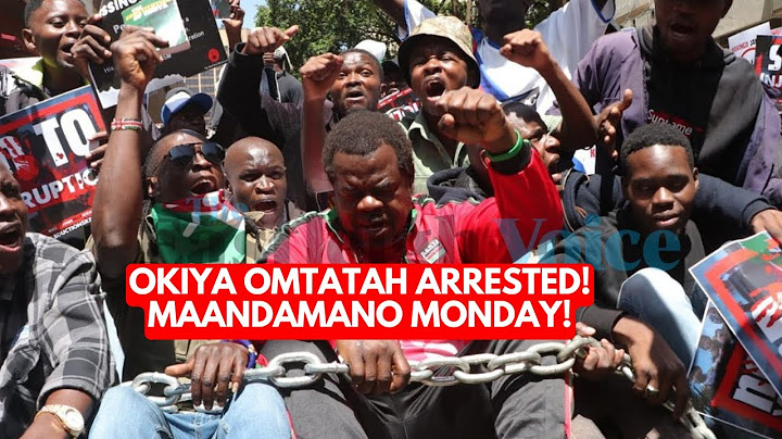 LIVE! OKIYA OMTATAH ARRESTED FOR LEADS GEN-Z PROTESTS IN NAIROBI CBD AGAINST ABDUCTIONS!