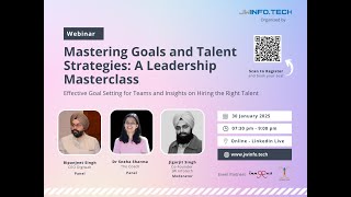 Details Mastering Goals and Talent Strategies: A Leadership Masterclass - 30 Jan 2025 - JW Infotech Guide