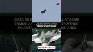 ✈️¡CAZA DE 5TA GENERACIÓN AL ATAQUE! GRABAN UN SU-57 RUSO DESTRUYENDO ENJAMBRES DE DRONES UCRANIANOS